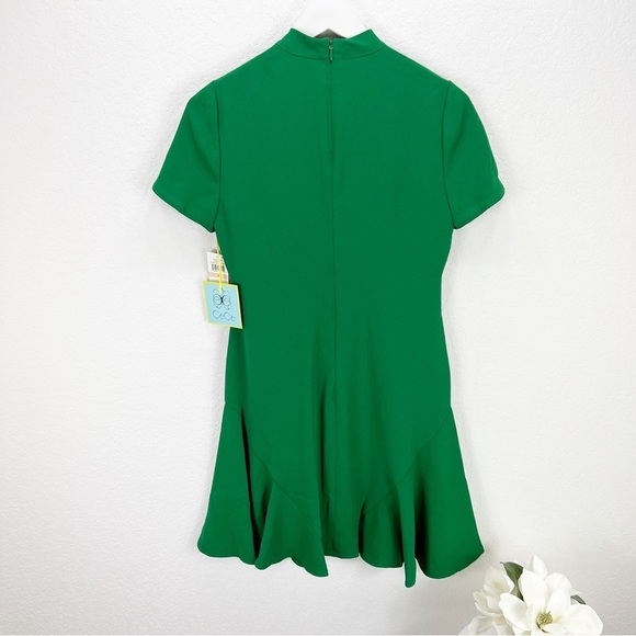 CeCe A-Line Bow Dress Green Size 2 NWT - Picture 7 of 7